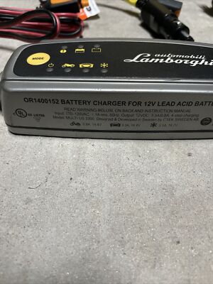 Lamborghini チャージャー IP65 12V 1091 Lamborghini Battery Charger for 12V Lead Acid Batteries OEM Part