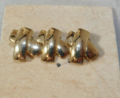 NOS Talbots X X Kiss Design Brosche In Goldton 7j 3