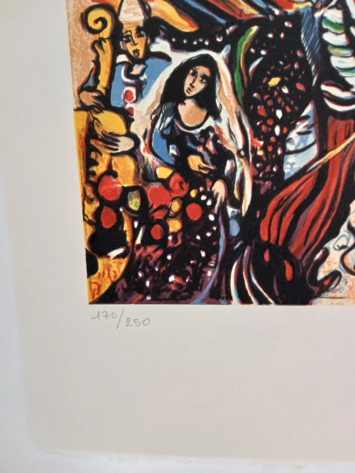 Lithographie Alain RAYA-SORKINE 1936/2022 signée numérotée 170/250 - Photo 2/4