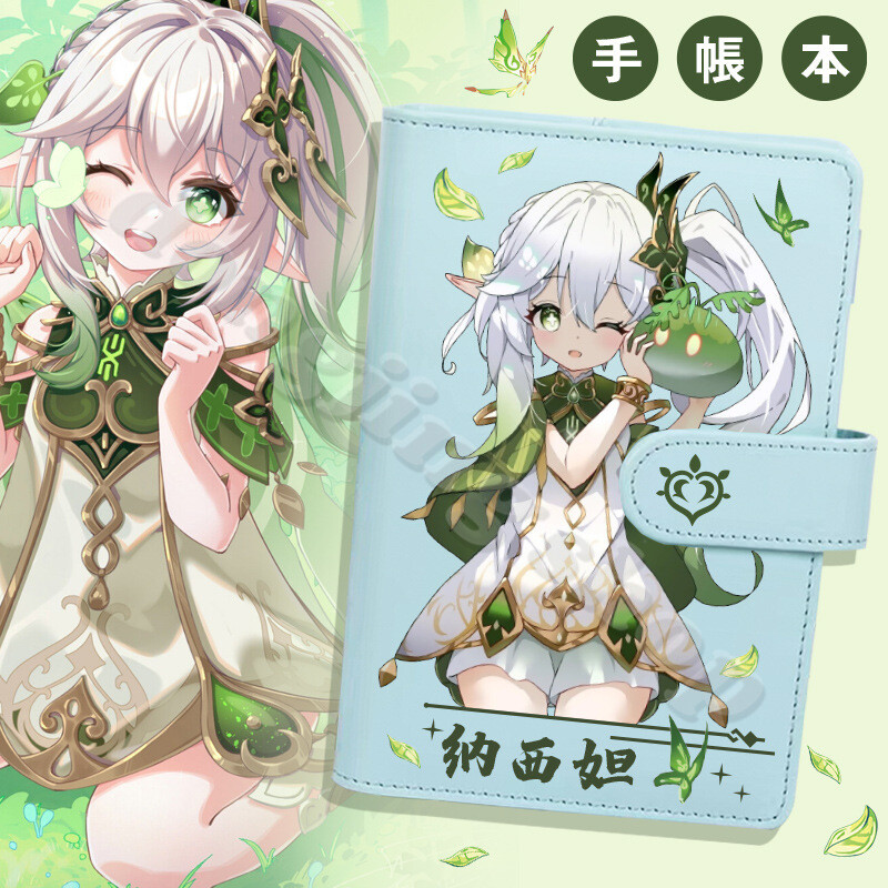 Nahida Scrapbook Anime Genshin Impact Loose-leaf Notebook Diary Gift for Students-image