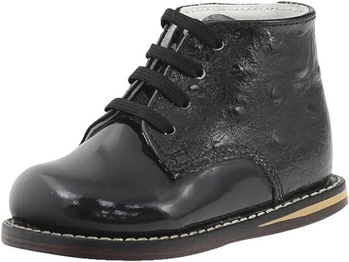 Dexter Brown Faux Leather Lace Up Chukka Boots Casual Dress  display picture 1