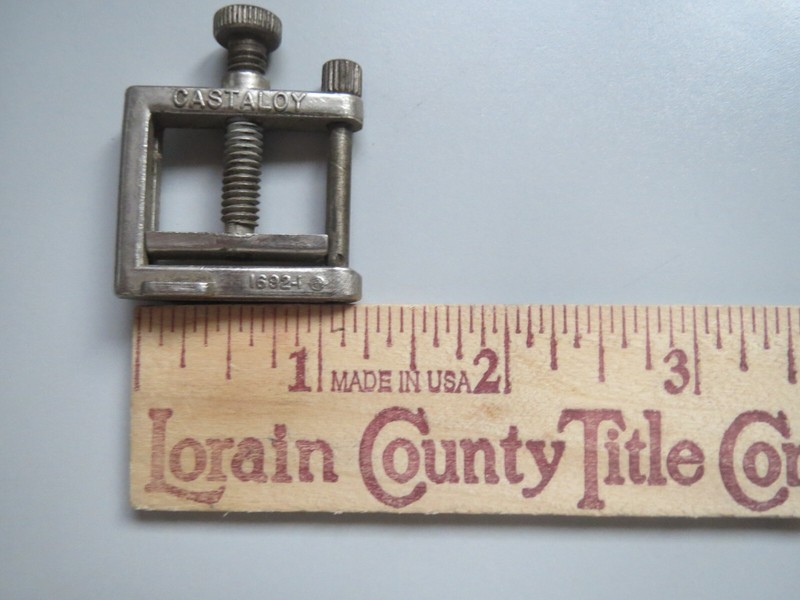 VINTAGE Castaloy Fisher Hose Cock Clamp up to 3/4" hose USA 16924