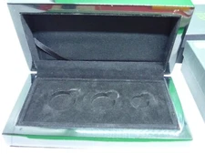 3 x Empty Coin Boxes For Sovereigns 1/4 1/2 Whole ???