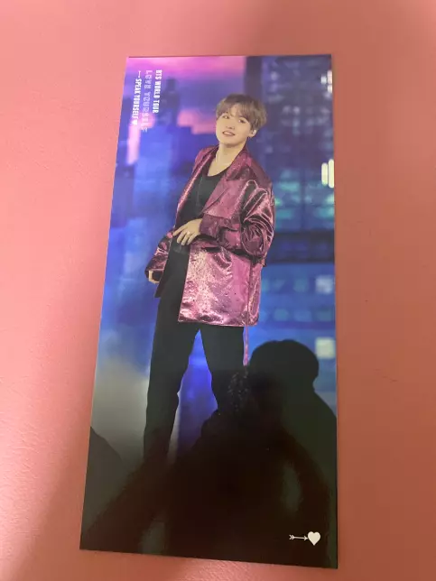 BTS World Tour Love Yourself Speak Yourself SAO PAULO DVD Limited SUGA Bookmark
