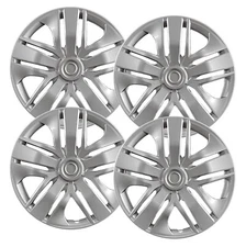 Set of (4) 15" Silver Hubcap Replacements for Honda Fit 2018-2020