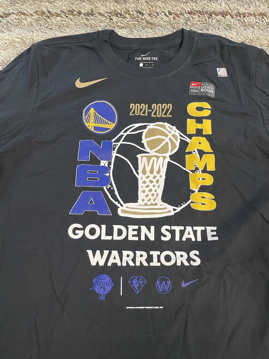 Golden State Warriors Nike 2018 NBA Finals Champions Locker Room T