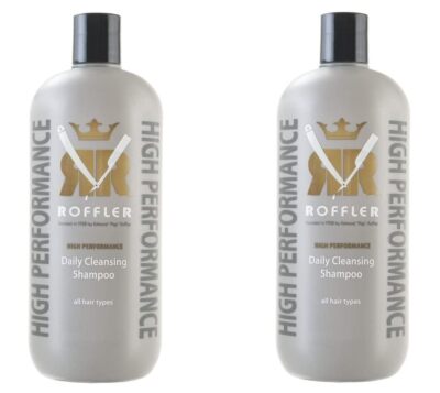 New 2 Piece Roffler High Performance Daily Cleansing Shampoo 12oz COMBO