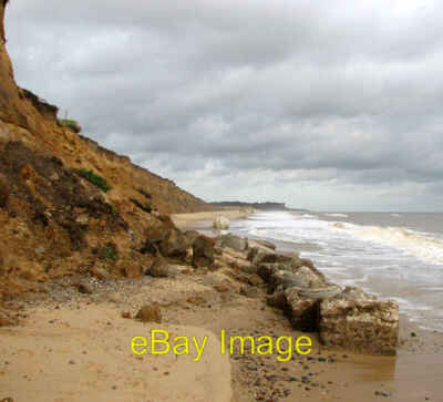 Photo 6x4 Sea defences below Easton Cliffs, Easton Bavents Southwold Nort c2010