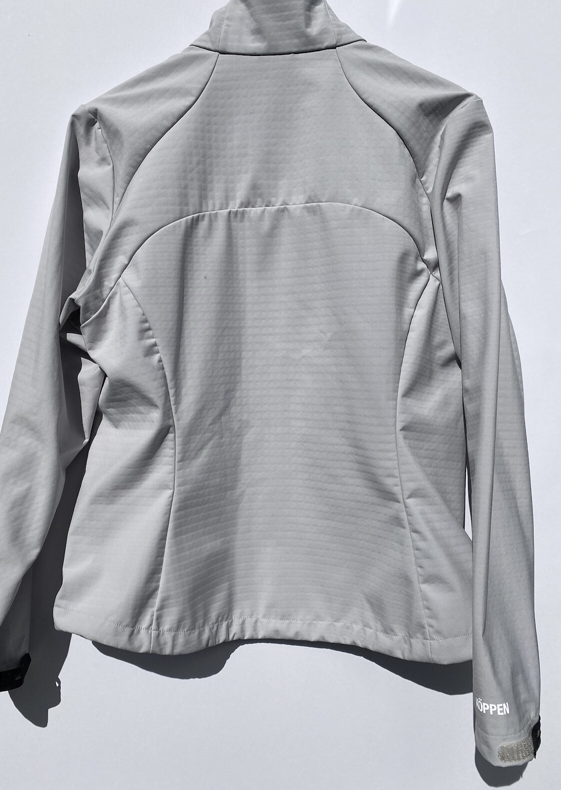 Koppen Softshell Gray Jacket Adjustable Zip Front… - image 2