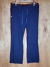 Grey's Anatomy Scrub Pants Womens S Petite Straight Nurse Medical Uniform Blue