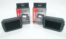Opteka Set including OSG18 and QSG-14-1-8 and 1-4 Inch Universal Honeycomb Grid