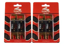 4 Pcs 175 Amp ANL Fuses Gold Plated Audiopipe Blister Pack Car Audio Stereo