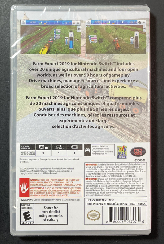 Nintendo Switch - SWITCH★FARM EXPERT 2019 FOR NINTENDO Farm Expert 2019 for Nintendo Switch - Official Trailer