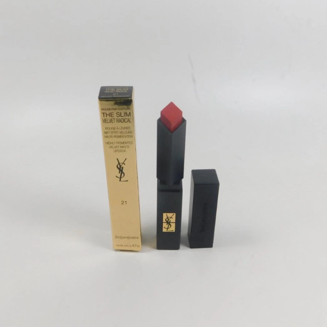 YSL Rouge Pur Couture The Slim VELVET RADICAL 21 ROUGE PARADOXE 2.2g NEW