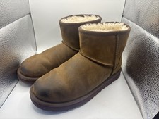 Ugg Women  s Classic Mini Ankle Winter Boots Chestnut Size 6