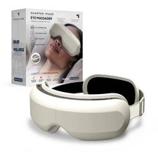 Sharper Image Eye Massager Cordless Heated Eye Mask - Ivory