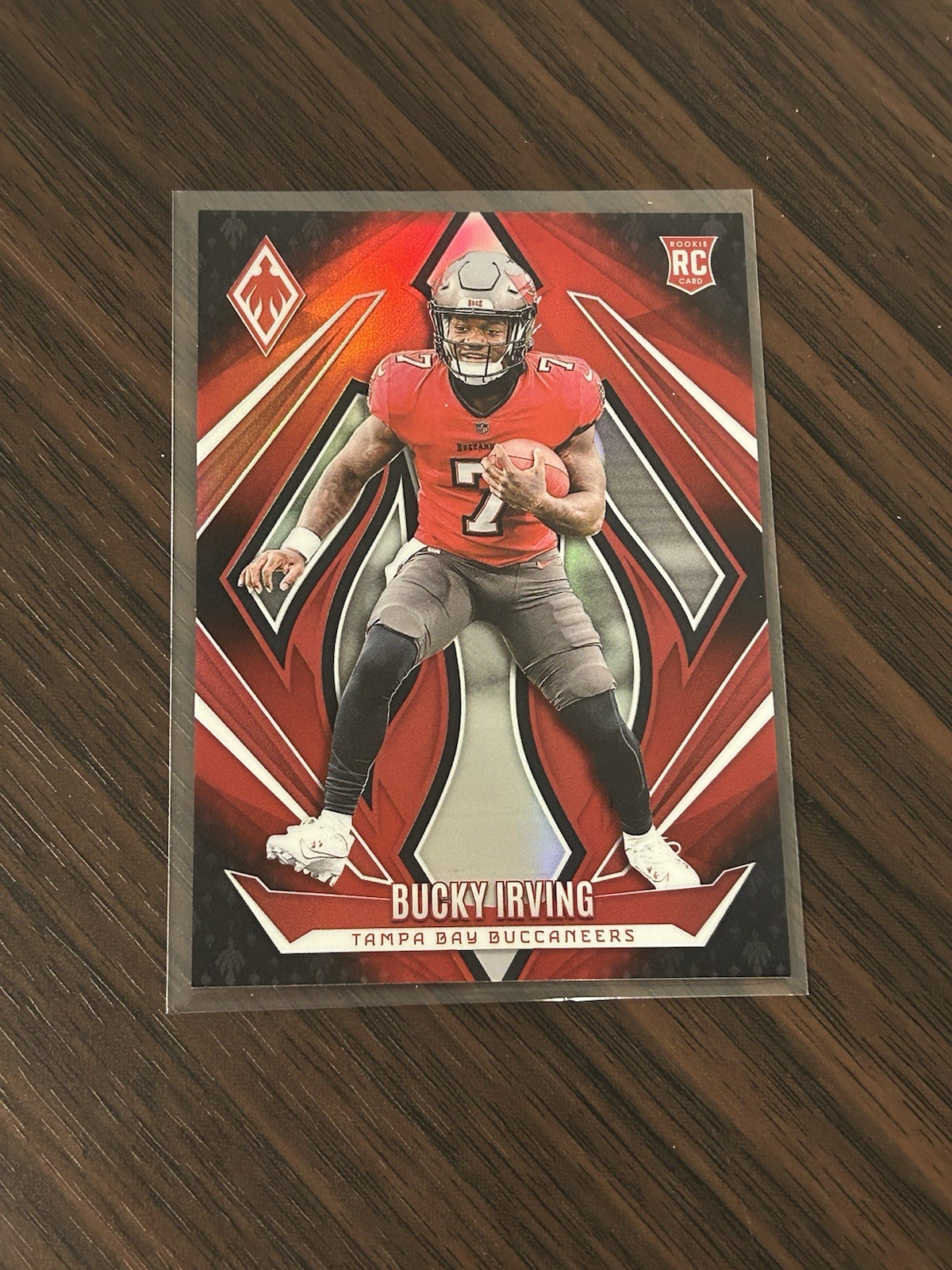 2024 Panini Phoenix - Rookies Bucky Irving #166 Red Fade /299 (RC)