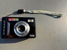 Vivitar BLACK vivicam 5024 Digital Camera 8 mega pixel 8X optic zoom Point Shoot