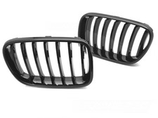 Front Kühlergrill Set für BMW X3 F25 2010-2014 Glanz Schwarz Nieren Optik