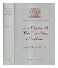 DONALDSON, GORDON Registrum secreti sigilli regum Scotorum = : The register of t