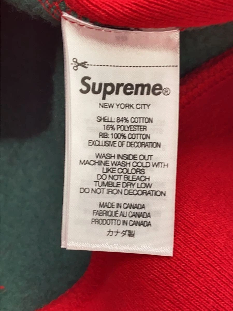 Felpa Supreme XL cotone multicolore usata