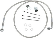 Drag Specialties Extended Stainless Steel Front Brake Line Kit 1741-2691