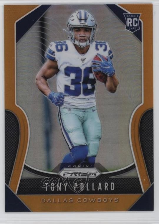 2019 Panini Prizm Rookies Orange Prizm 223/249 Tony Pollard #339 ne4