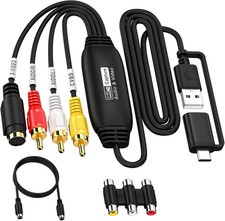 Vhs Vcr To Usb 20 Video Capture Device Rca S Video To Digital Converter