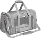 Soft Sided Pet Carrier Dog Cat Travel Bag Portable Collapsible Mesh Airline