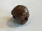 Casque LEGO Minifig Brown - OldBrown Helmet Hat Ref 30171 /  sw0006  sw0007 ...