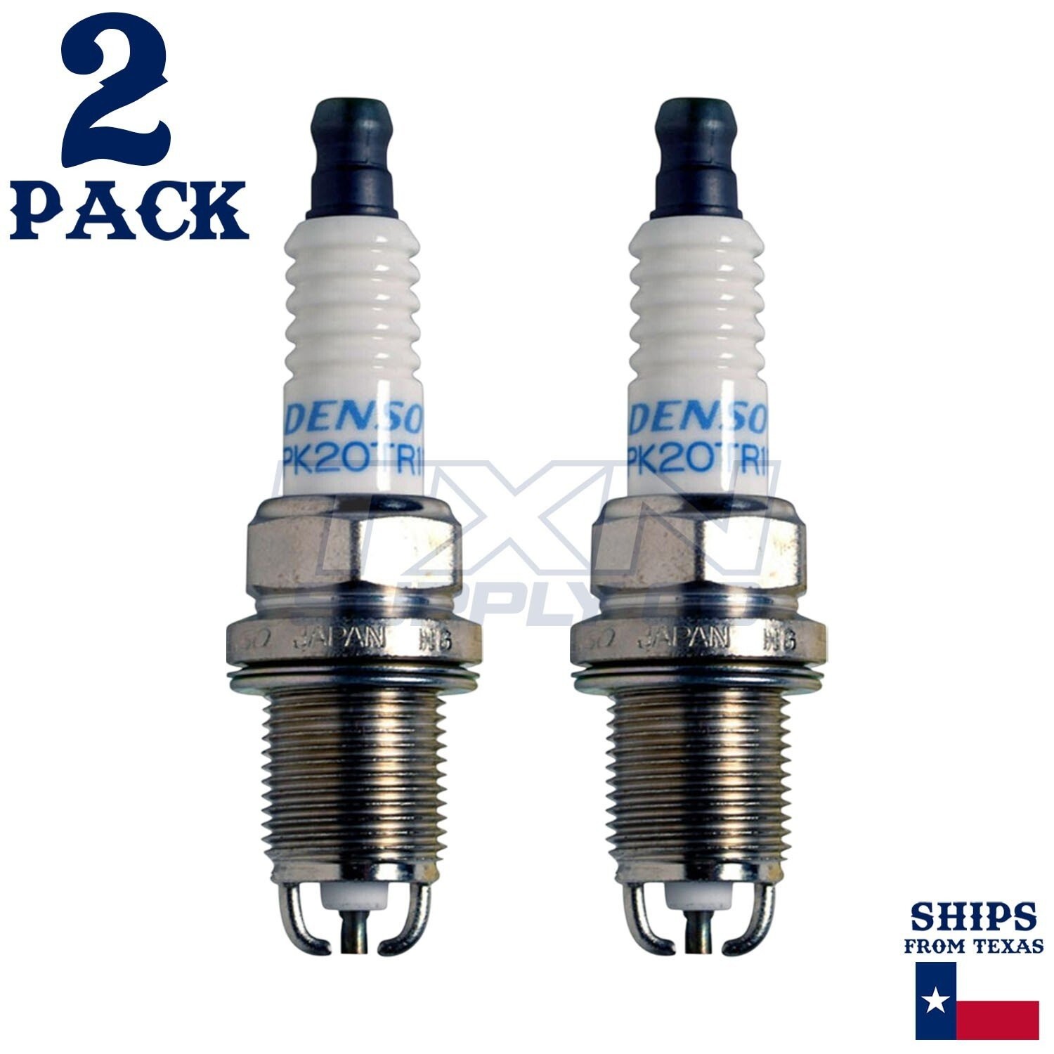 2 Pack Denso 3253 Double Platinum Spark Plugs PK20TR11