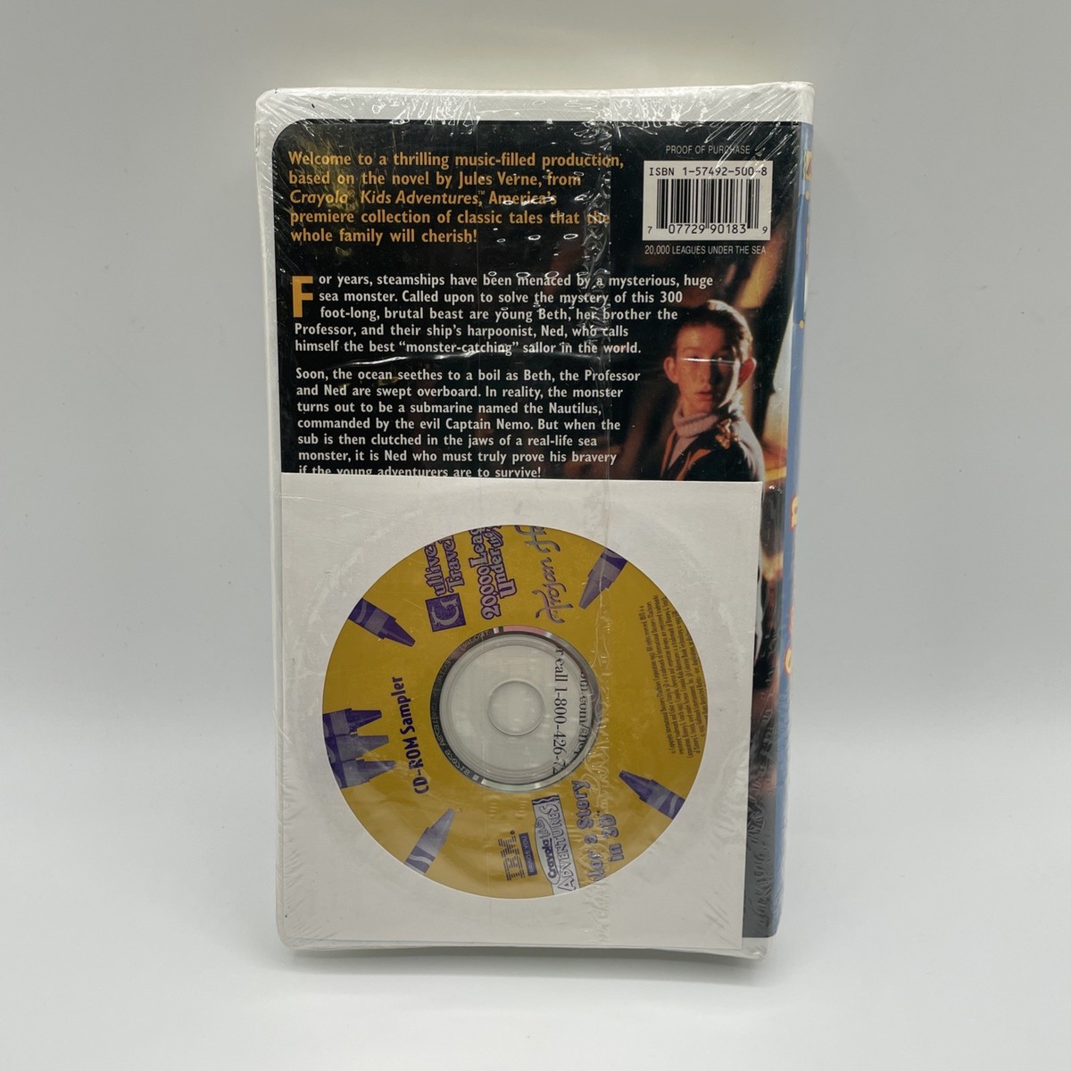 Crayola Kids Adventures: 20, 000 Leagues Under the Sea (VHS, 1997