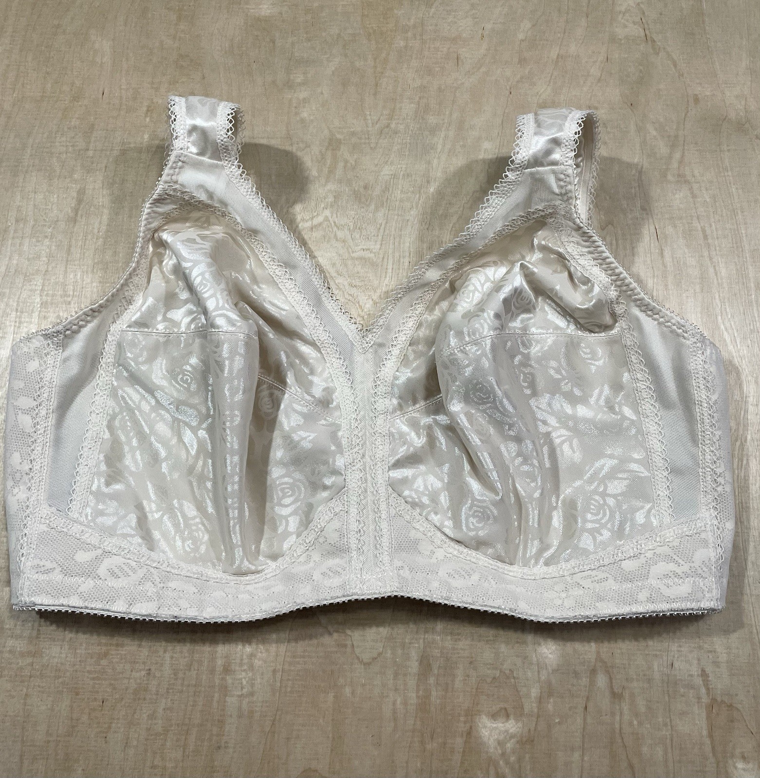 Underscore Bra 40DD/E Satin Wireless Unlined Full… - image 10