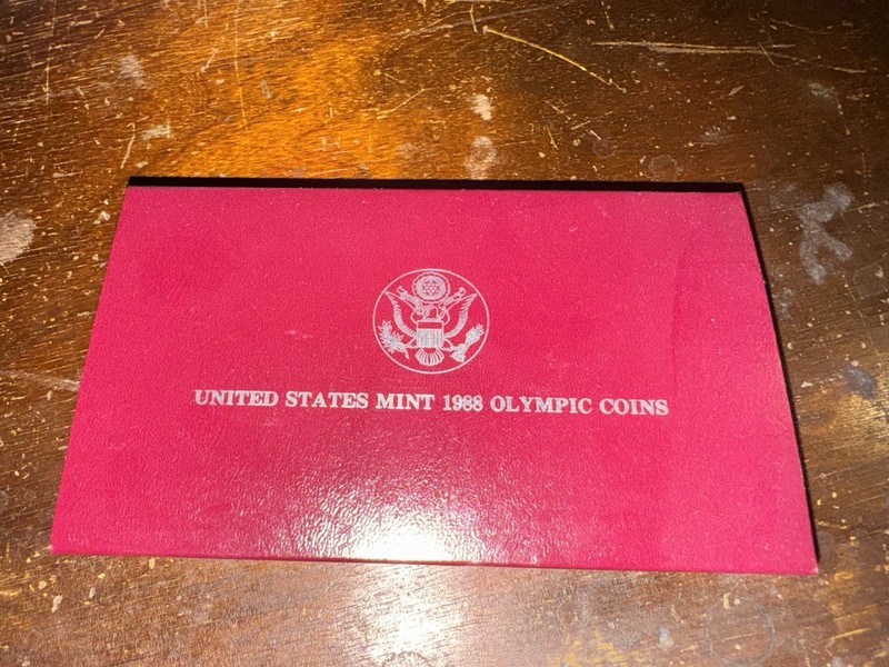 U.S. Mint 1988 Olympic Proof Silver Commemorative $1 Coin San Francisco