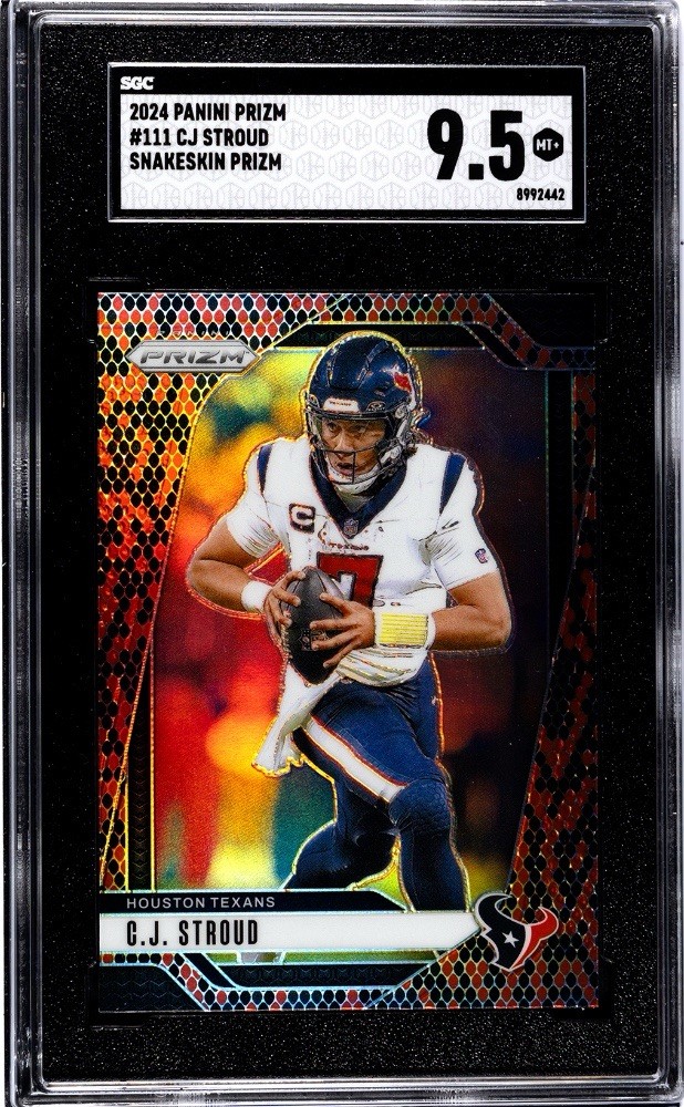 2024 Panini Prizm - C.J. Stroud #111 Snake Skin Prizm