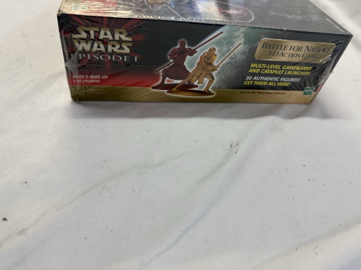 ハズブロ　スターウォーズ　ボードゲーム　エピソード１　３Dアクションげーむ Amazon.com: Star Wars Episode I Battle for Naboo 3-d Action