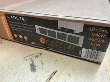 Cadet Black/White Electric Under Cabinet Heater with Thermostat 1800W UCH183T