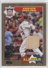 2022 Series 2 1987 Topps Baseball All-Star Relics Gold /50 Yadier Molina 13ib
