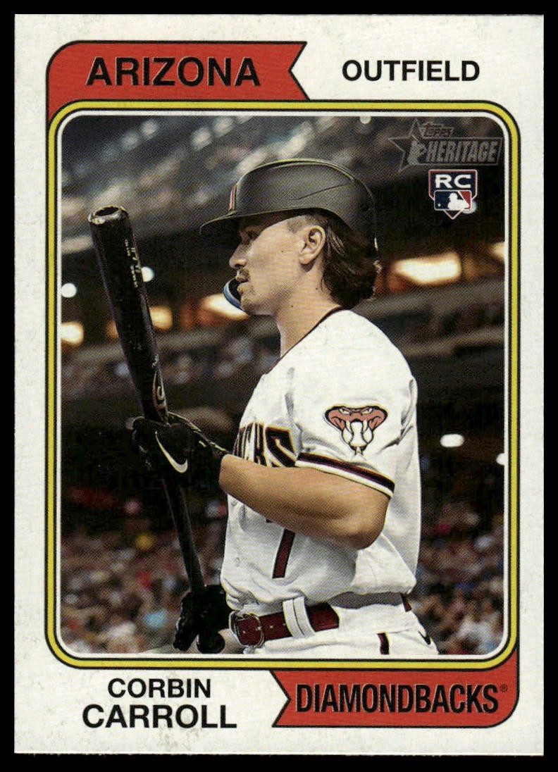 2023 Topps Heritage #209 Corbin Carroll Image Variation
