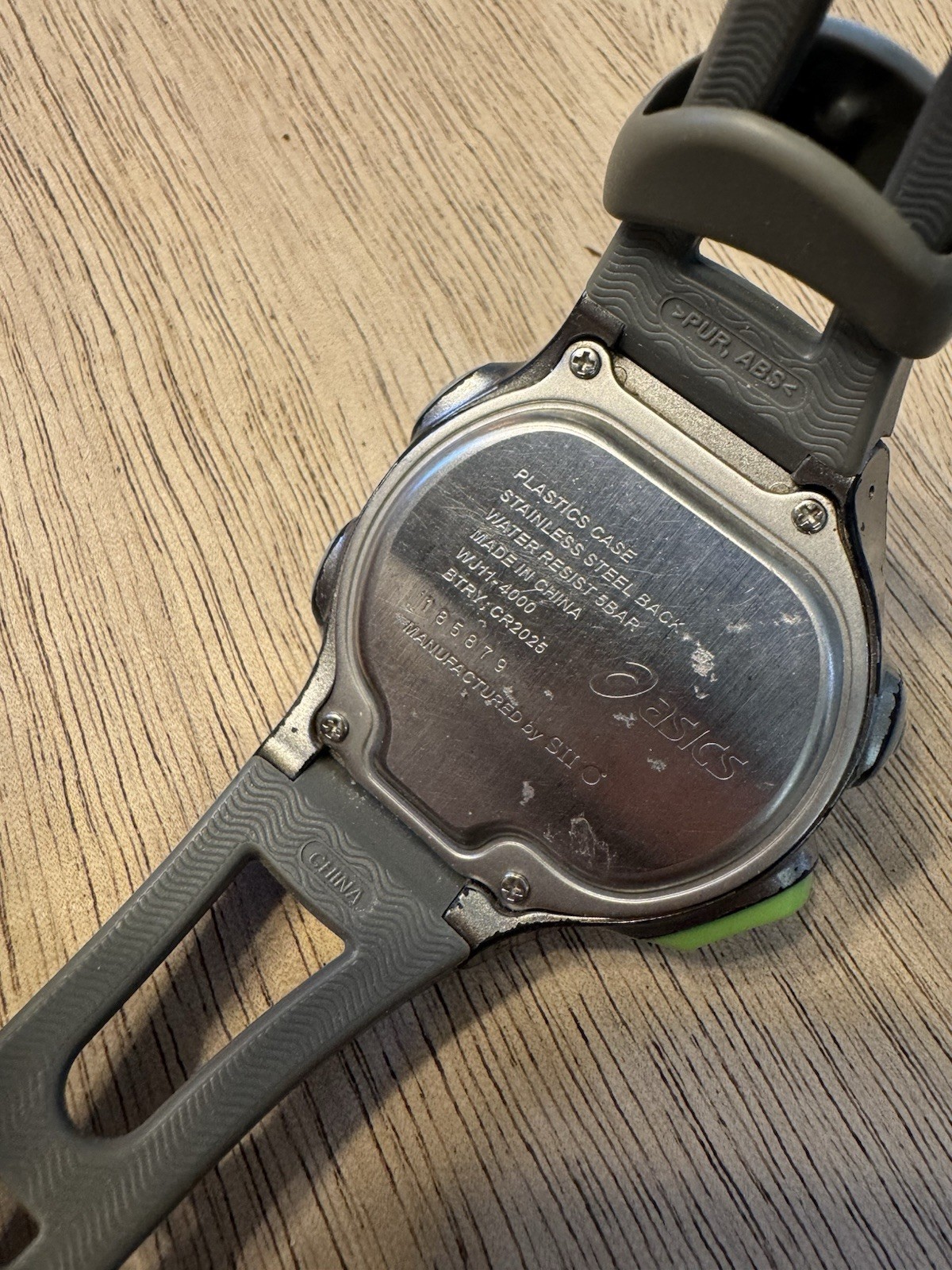 Asics Wj11-4000 Quartz Digital Watch Running Works Tested Marathon Iron Man Read thumbnail 5