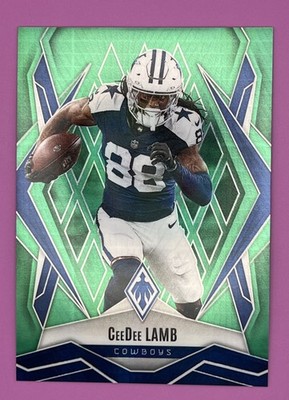 2025 Panini Phoenix #125 CEEDEE LAMB Green Parallel  /149 COWBOYS