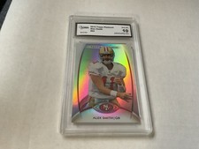 2012 TOPPS #65 ALEX SMITH FOOTBALL CARD GRADED 10