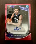 New ListingTopps 2025-26 Bowman Chrome Autographs BCA-WC Walter Clayton Jr. Jazz RC Auto /5