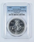1984 Engelhard Prospector 1 Oz Silver Round MS66 PCGS *3590