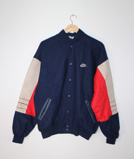 Nike 90s Rare Baseball Club Wool Leather Navy...