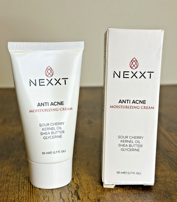 NEXXT Anti-Acne Moisturizer Cream 1.7 oz Shea Butter Cherry Kernel Oil NEW