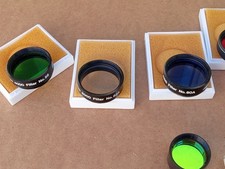 12+ filtros japoneses vintage de 1,25", Meade 4000, latón polarizador Orion más