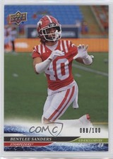 2025 Upper Deck CFL Exclusives 88/100 Bentlee Sanders #73 0nr3