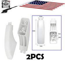 2x New White Door Oven Handle End Cap WB07K10043 For GE Range Stove WB7T10144