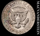 1964 Silver Kennedy Half Dollar - Choice Gem Brilliant Unc  Toned  #L4552